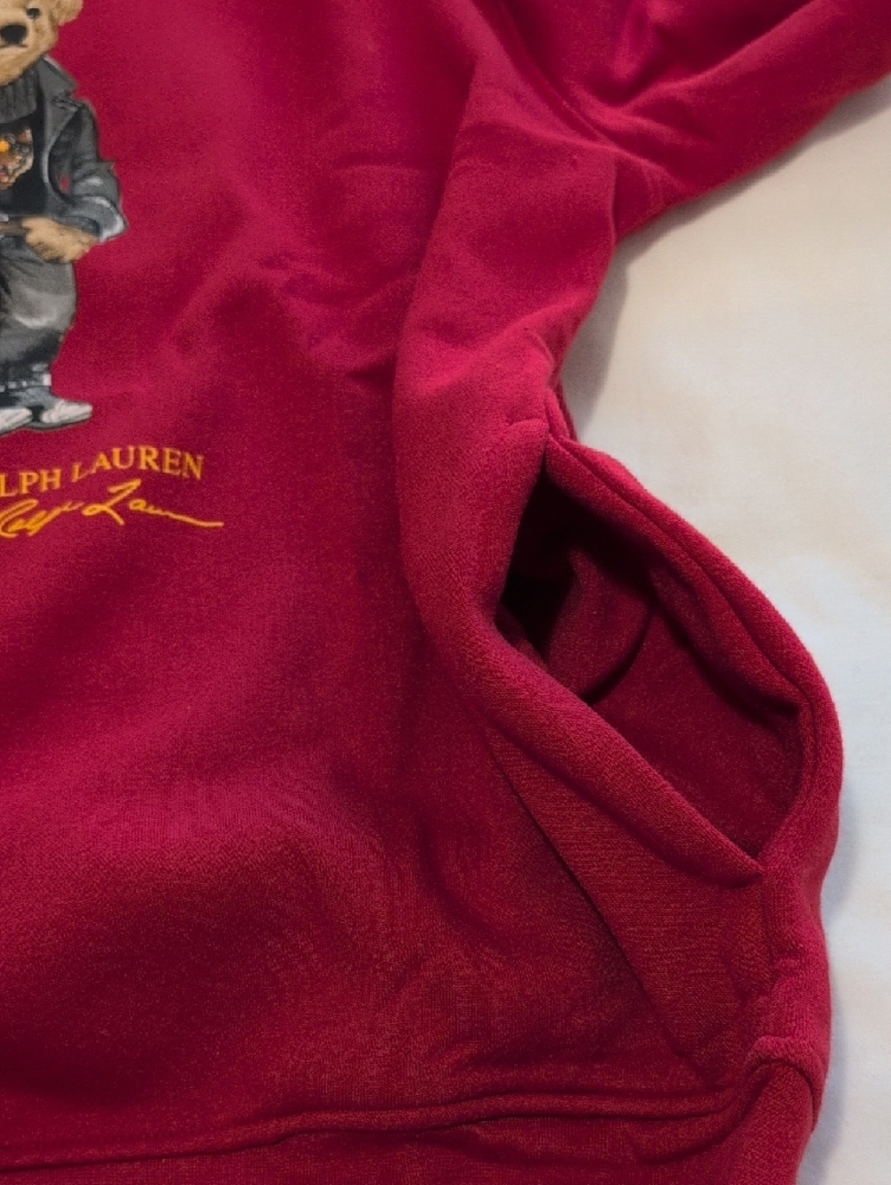 Polo by Ralph Lauren Red Bear Hoodie - Picture 10 of 11